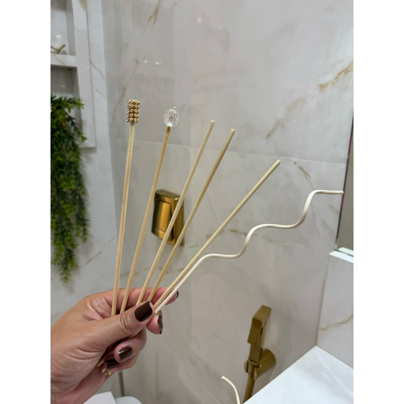 Kit Vareta decorada 6 varetas decorativas de difusor aromatizador em Oferta na Shopee