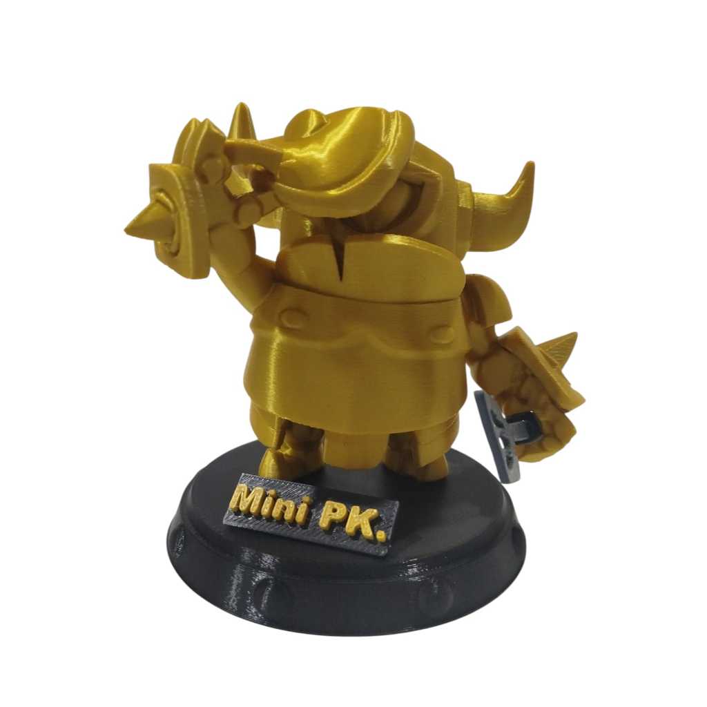 MINI PEKKA HERÓI, dourada série LIMITADA, Clash Royale - Perfeito para os fãs do jogo clash royale TOP.