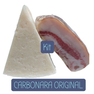 KIT PARA CARBONARA ORIGINAL GUANCIALE 250g QUEIJO PECORINO ITÁLIA 250g em Oferta na Shopee