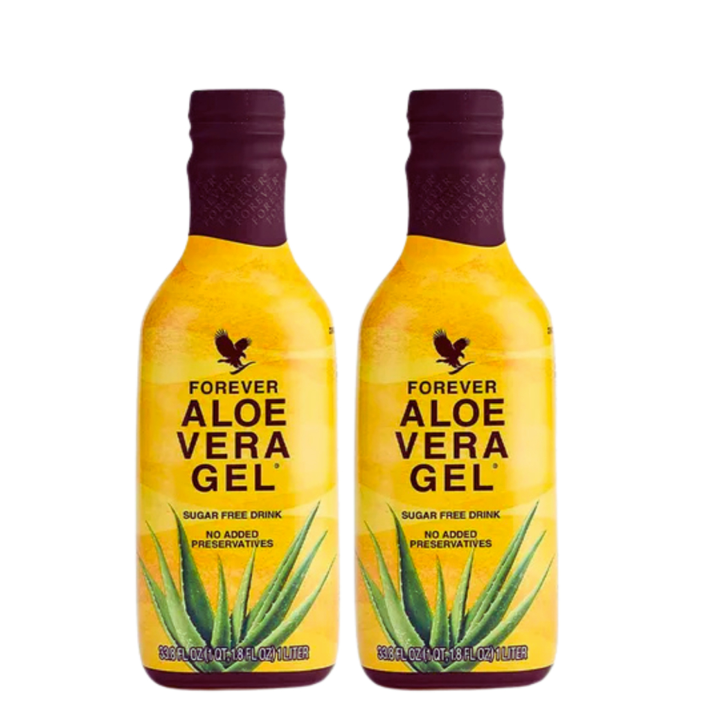 Kit 2 Aloe Vera Gel Forever Detox Natural 97