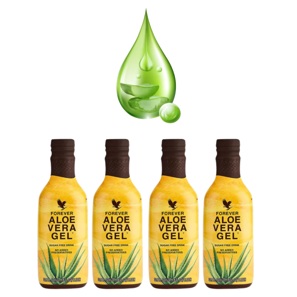 Aloe Vera Gel Original Forever – suco 4 unidades Imunidade e Hidratação Celular.
