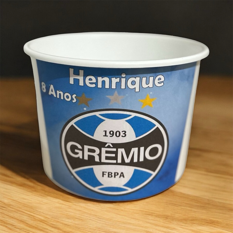 Baldinho de pipoca personalizado Grêmio