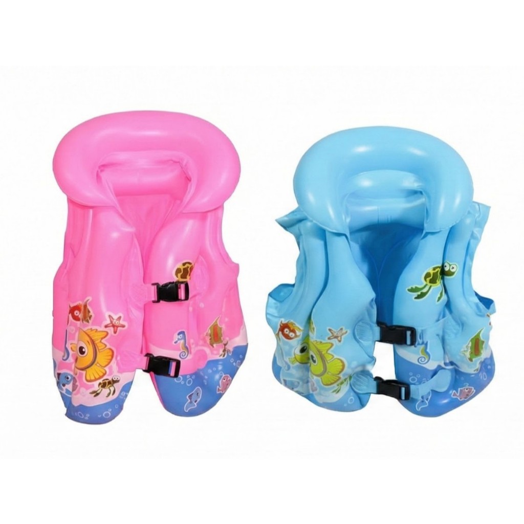 Boia Colete Inflável Infantil Premium Tamanhos P M G (1 a 12 Anos) Natação e Praia