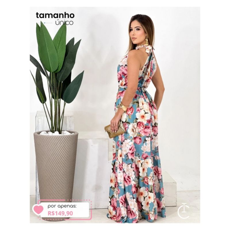 VESTIDO FLORAL QUE É A CARA DO VERÃO!