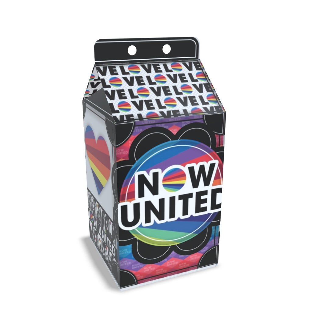 Caixinha Milk Tema Now United Festa Infantil  Lembrança Para Festa - Pronta Entrega
