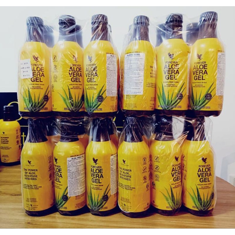 Forever Aloe Vera Gel (Kit 10 unidades) -Bebida a base de aloe vera 100% estabilizada