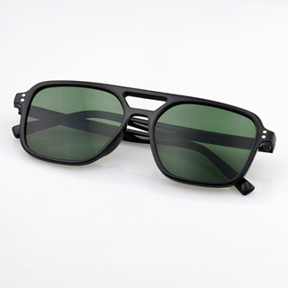 Óculos de Sol Quadrado Vintage Oversized – Lente Oceano Colorida e Polarizada, Modelo Unissex em Oferta na Shopee