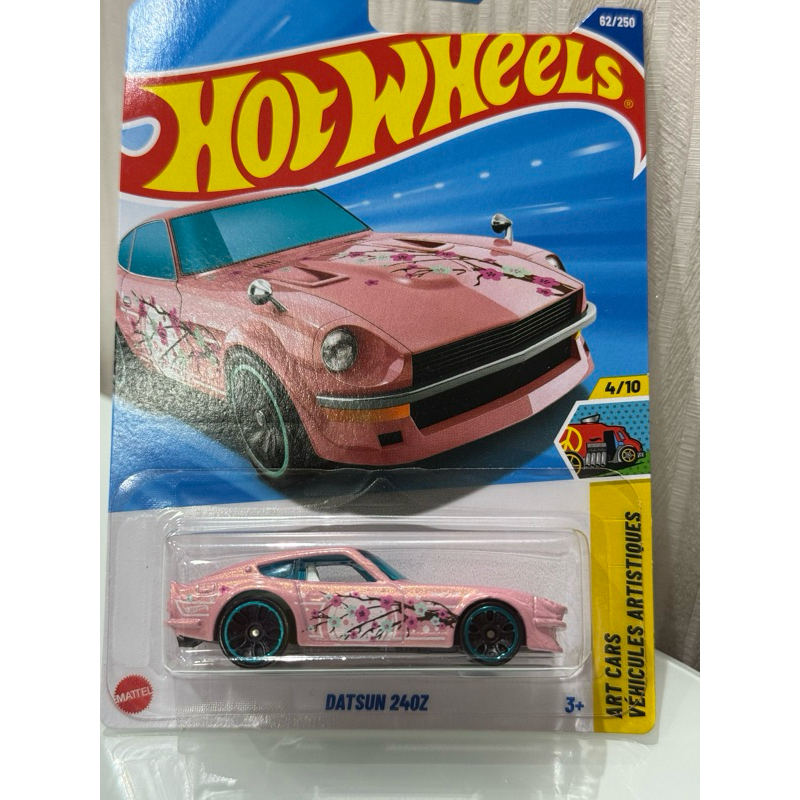Carrinho Hot Wheels Datsun 240Z rosa / Carrinho Hot Wheels Datsun 240Z azul em Oferta na Shopee