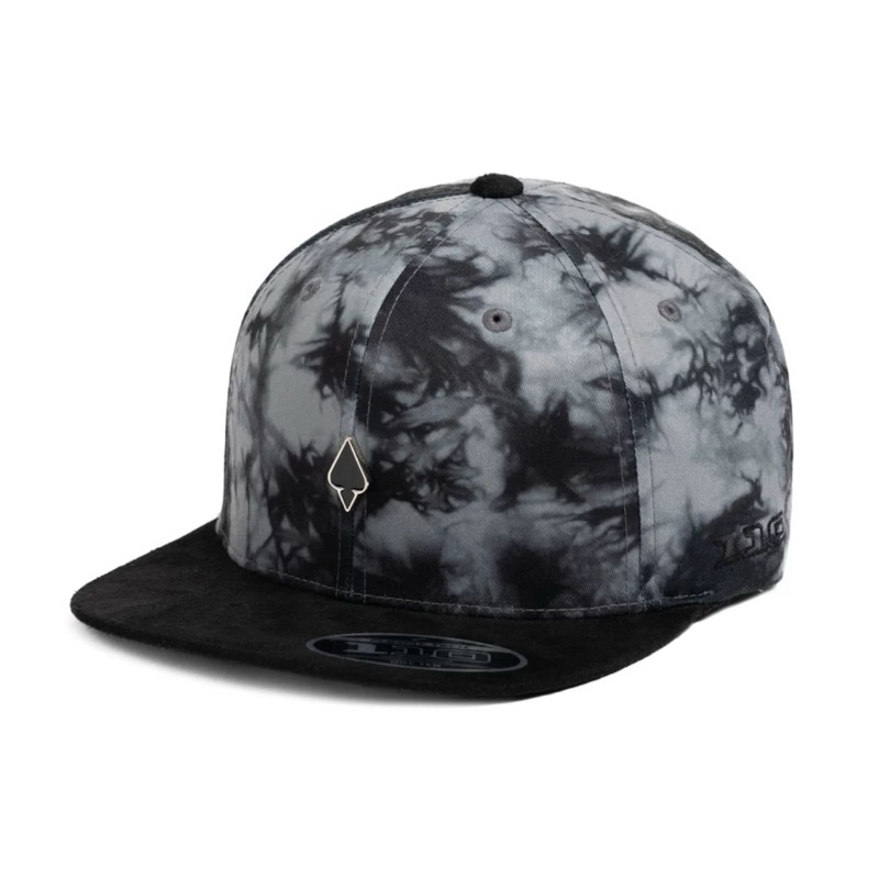 Boné MCD e lost tay day Aba reta básico Strapback fitão de couro