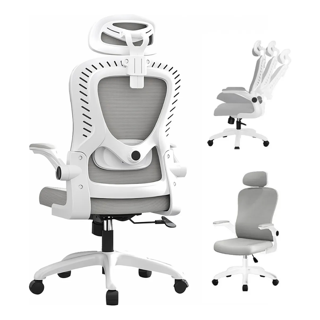 Cadeira Ergonômica Escritório  inclinar de 90°a130° Adaptação da cintura , Até 200kg