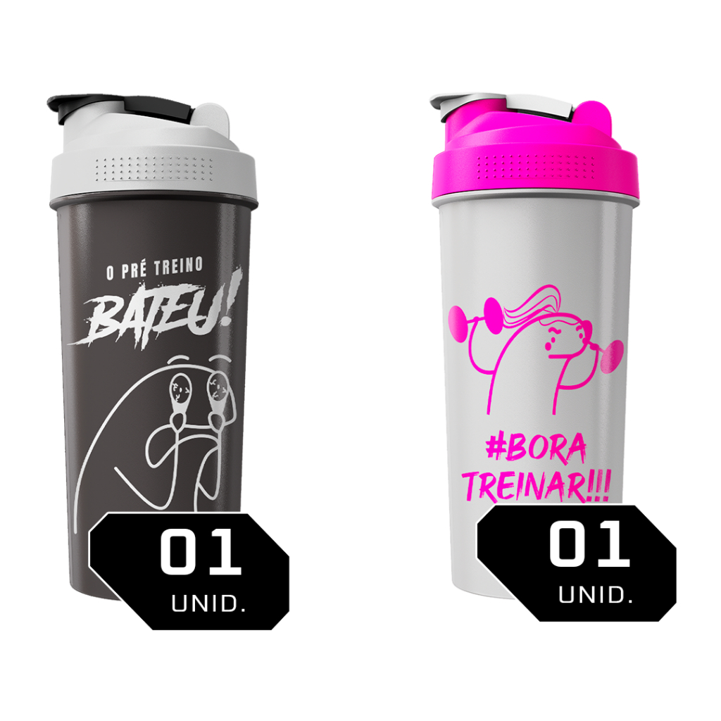 Kit 02 Coqueteleiras Memes Musculação Treino Variedades Academia 600ml em Oferta na Shopee
