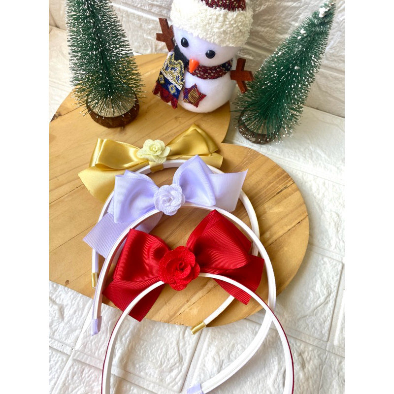 Kit 3 Tiaras Infantil/ Tiaras Festas/ Laços Infantis/ Tiara Infantil Flores