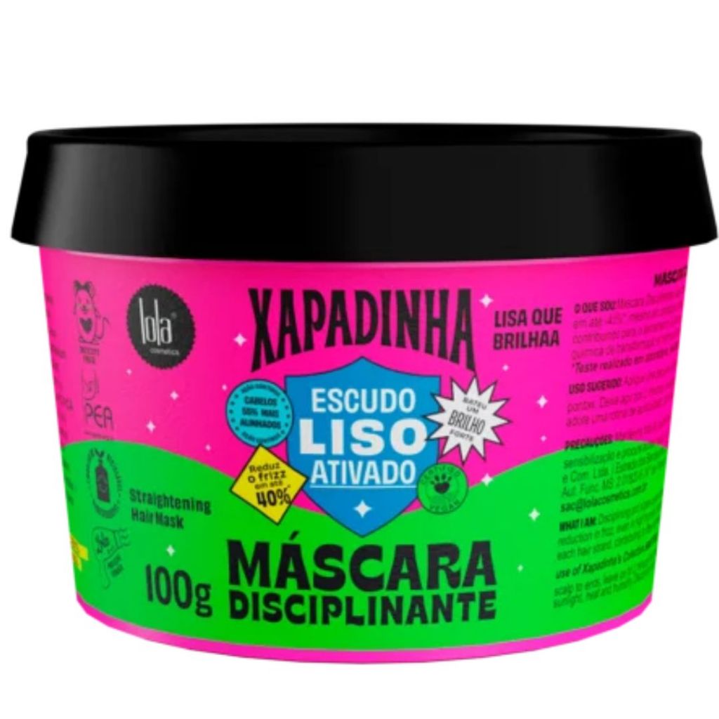 Máscara Disciplinante Xapadinha 100g - Lola Cosmetics em Oferta na Shopee