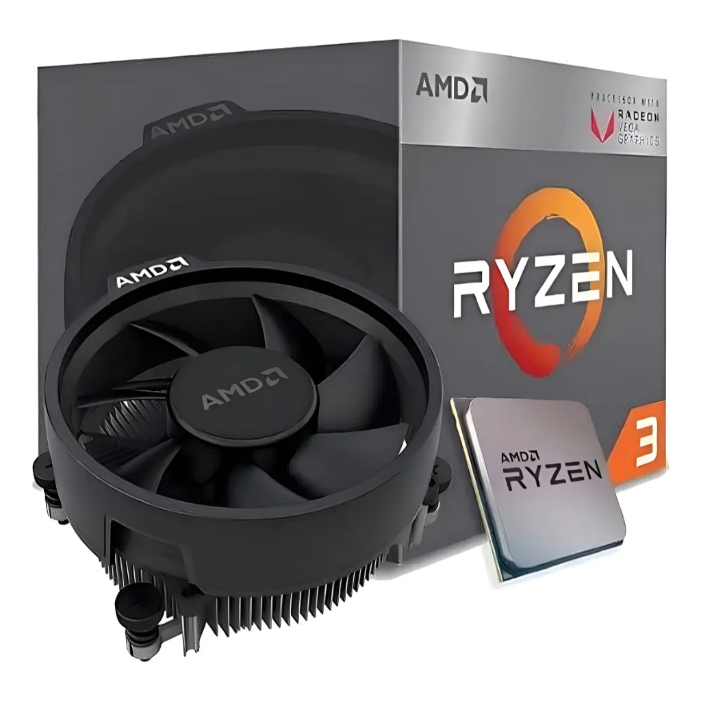Processador AMD Ryzen 3 2200G + Cooler Original – 4 Cores, Vega 8 – Ótimo Estado