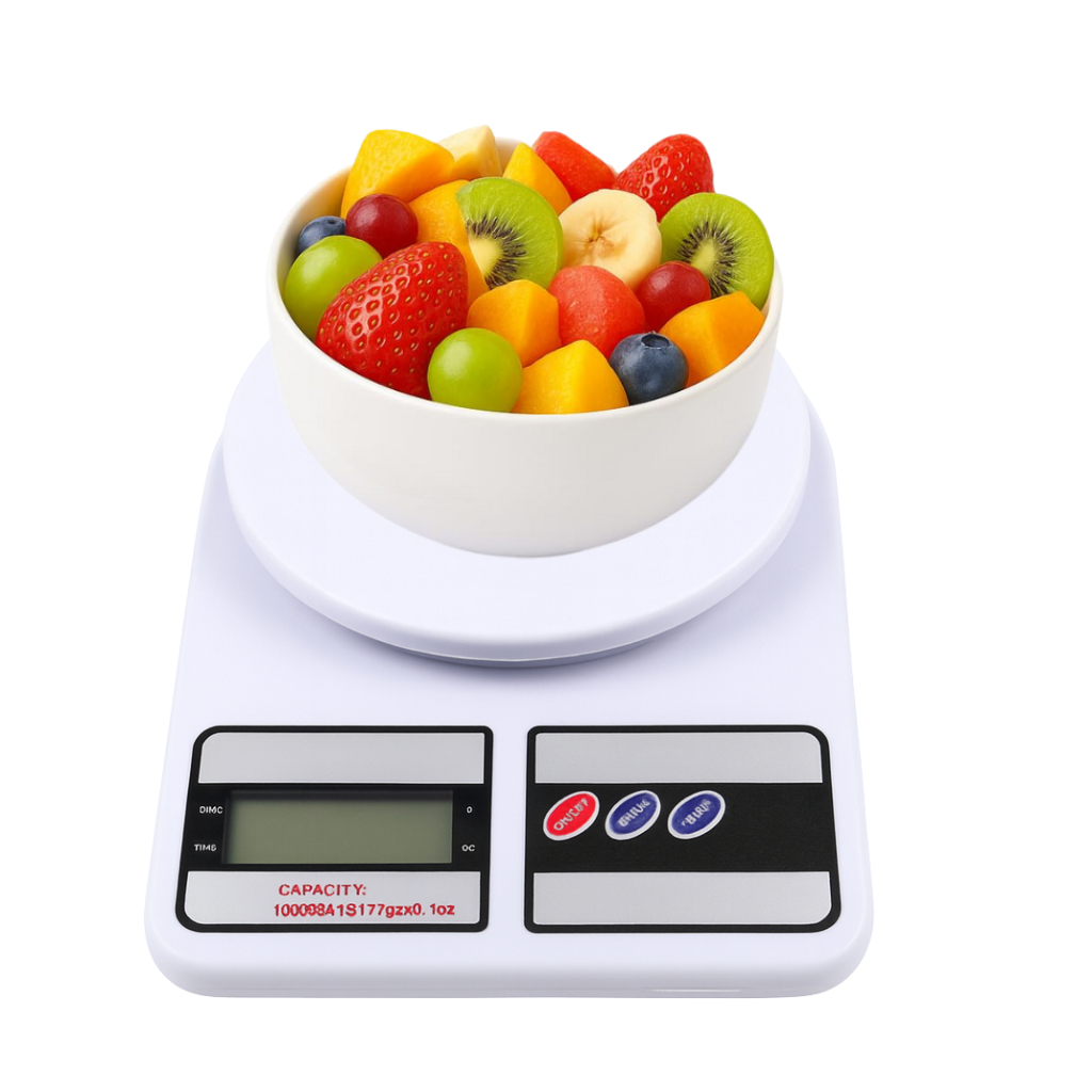 Balança de Cozinha Digital Multifuncional 10 kg Display Eletrônica Medição de Alimentos