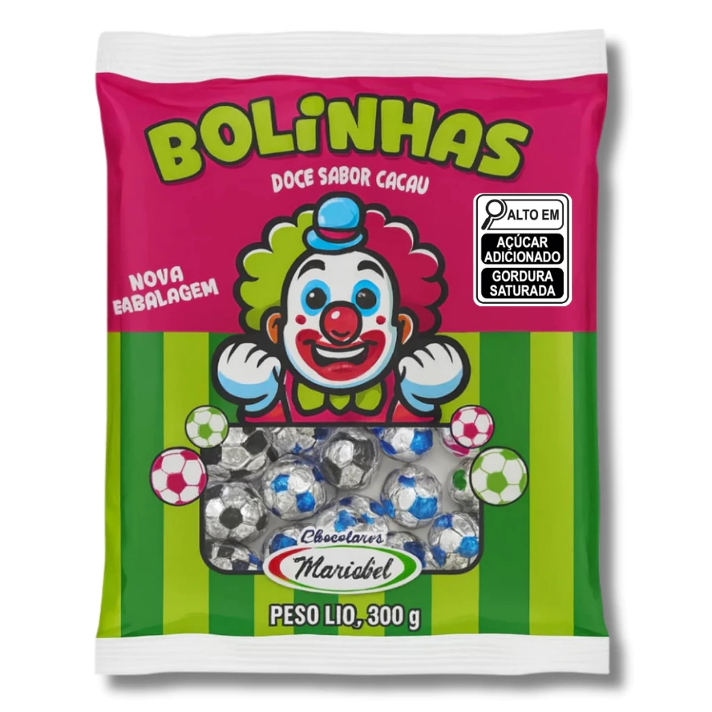 Bolinhas Futebol De Chocolate C/50 Unidades Marisbel