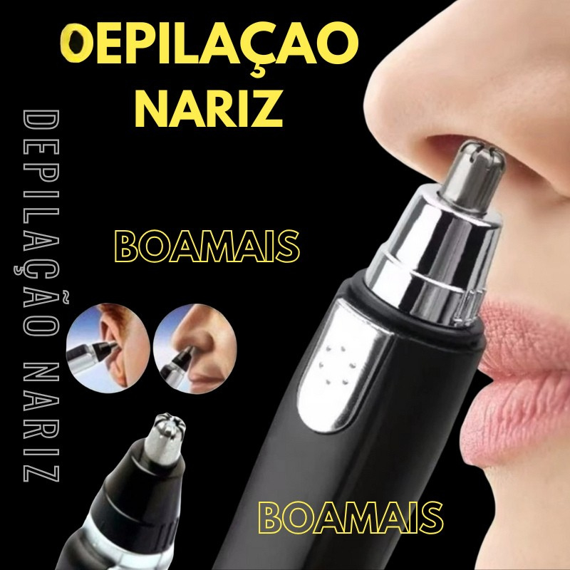 Máquina de Cortar Pelos Cortador Aparador Cabelos Nariz Ouvido