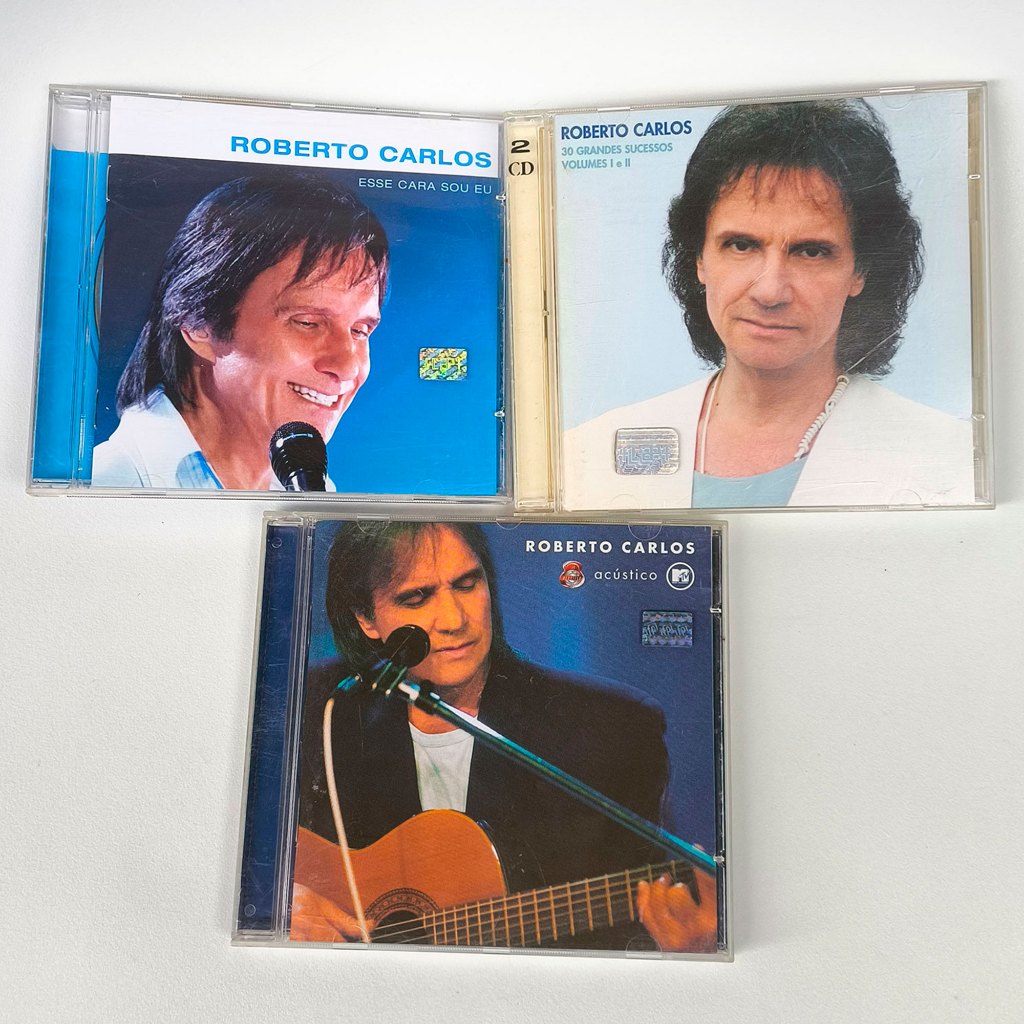 Três Cds do Roberto Carlos - Esse Cara sou Eu, Acústico MTV