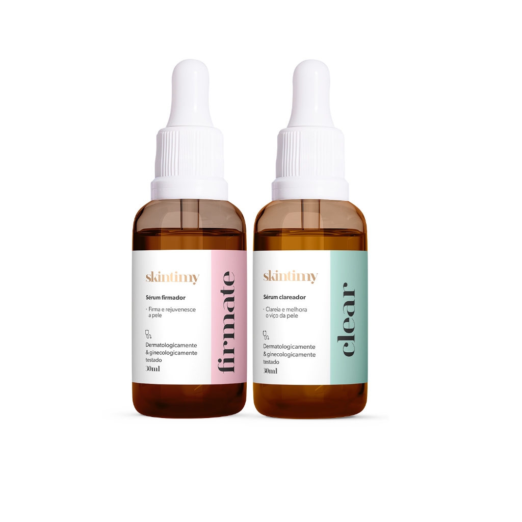 Kit Sérum Clareador e Firmador Skintimy | Clear e Firmate | Clareamento Íntimo e Firmeza da Pele