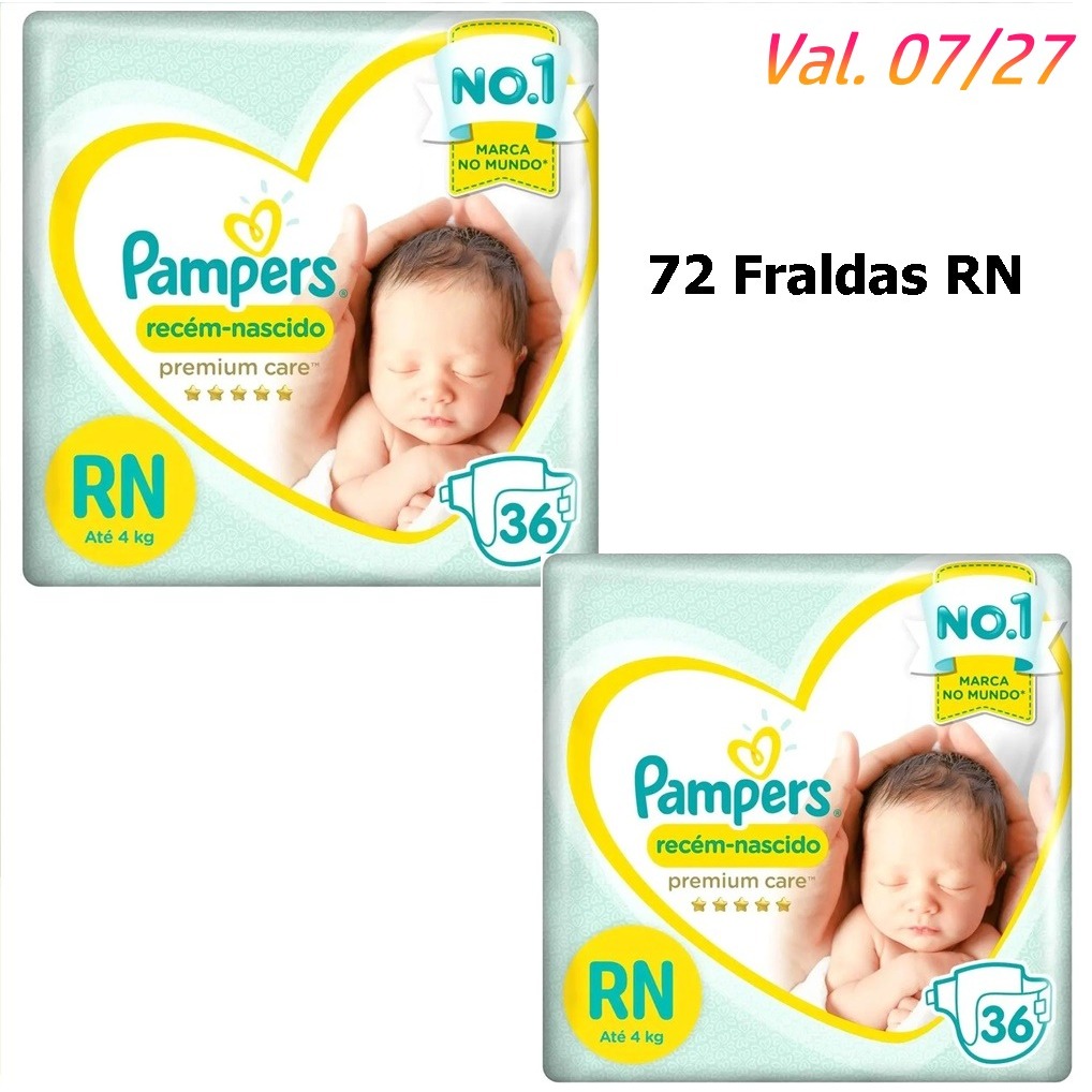 Fraldas Pampers Rn 36 Unidades: Onde Comprar | BuscaProdutos