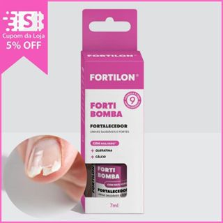 Forti Bomba Fortilon Dailus 7ml – Esmalte Base de Crescimento Acelerado para Unhas Fortes e Saudáveis em Oferta na Shopee