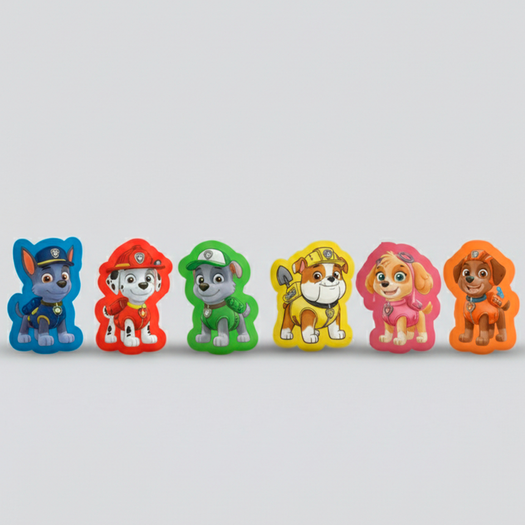 Almofadas Decorativas "PAW Patrulha" em Recorte Irregular | Coleção Filhotes