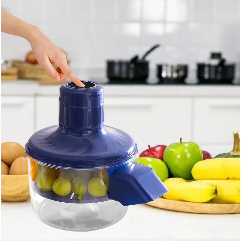 Descascador Elétrico Recarregável para Frutas e alho – Automático 360°, Lâmina Inox, Portátil, Rápido e Silencioso em Oferta na Shopee