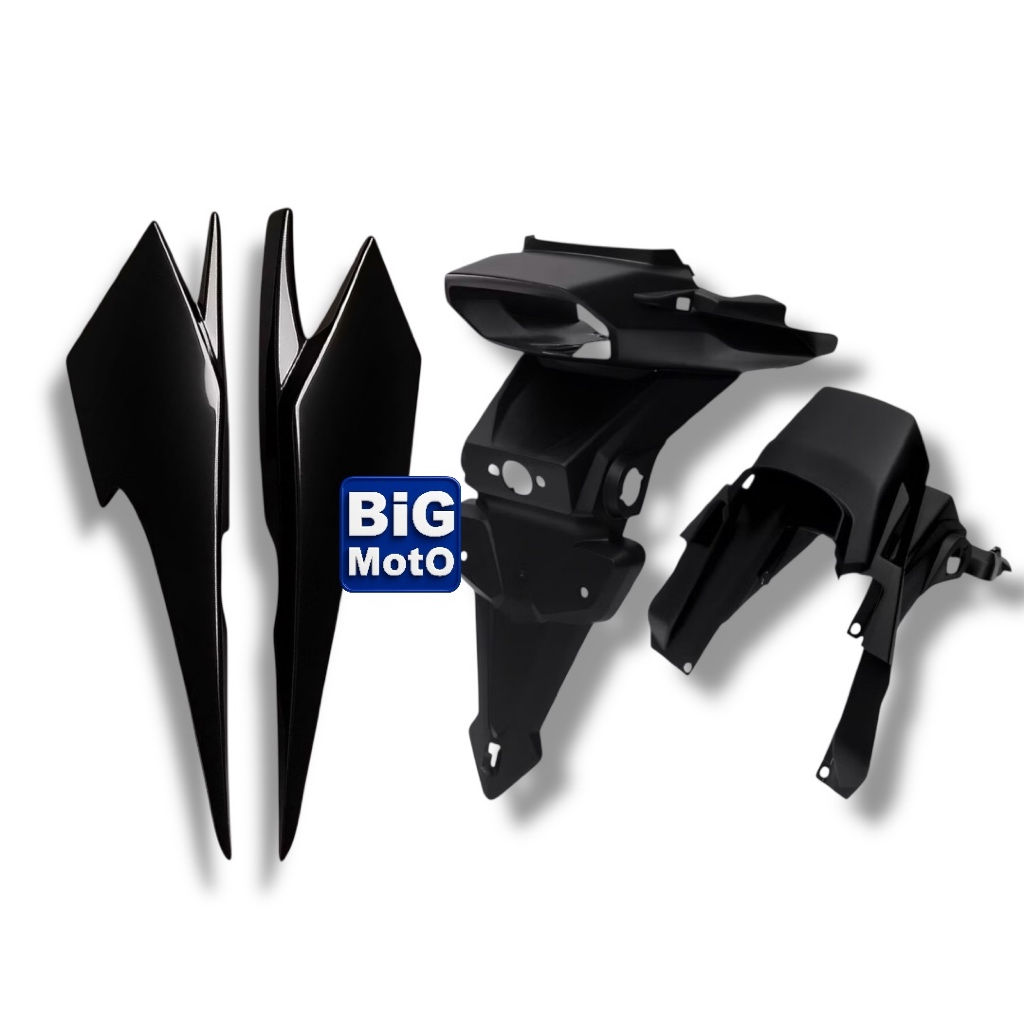 Rabeta traseira CG Fan/Titan/ Start 160 2025/2026 Preto Brilhante + Paralama de Placa CG Fan/Titan/Start 160 2025/2026 em Oferta na Shopee