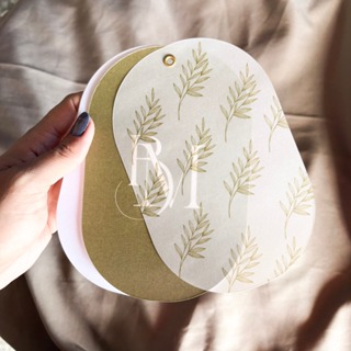 Manual dos Padrinhos de Casamento Oval Kit com Capa em Papel Vegetal semi transparente - convite em Oferta na Shopee