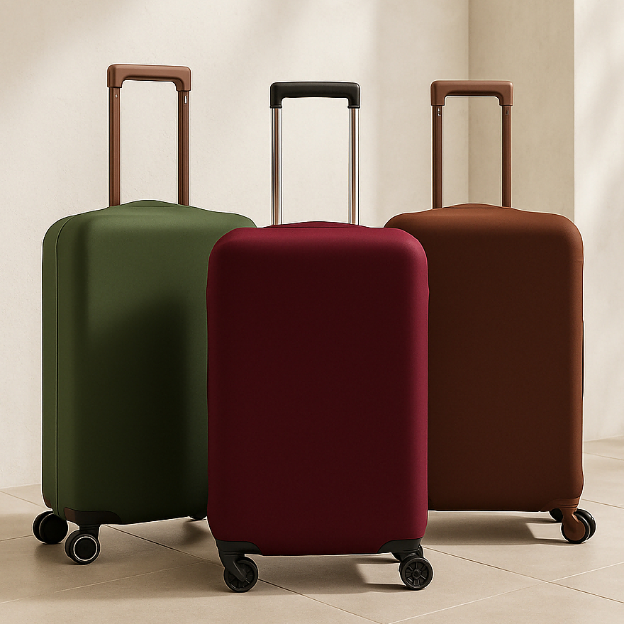 CAPA PROTETORA para Mala de Viagem | Elástica, Antipoeira e Antirriscos | Várias Cores e Tamanhos | Fácil de Colocar em Oferta na Shopee