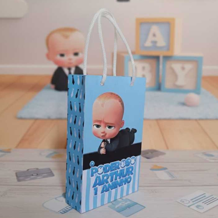 Sacolinha P O PODEROSO CHEFINHO Personalizada Sacolinha Lembrancinha Aniversário PEGUE E MONTE