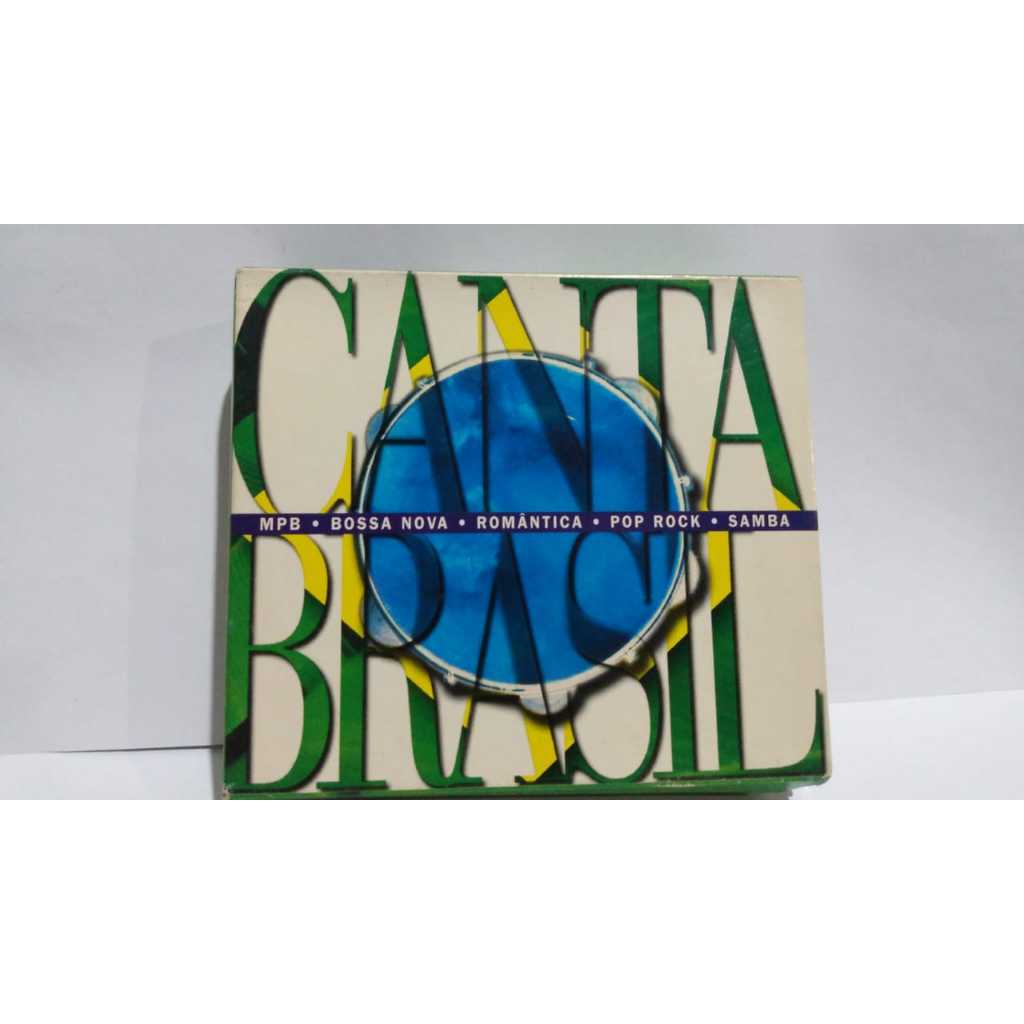 Box cd coletânea Canta Brasil MPB Bossa Nova Romântica,Pop Rock Samba.