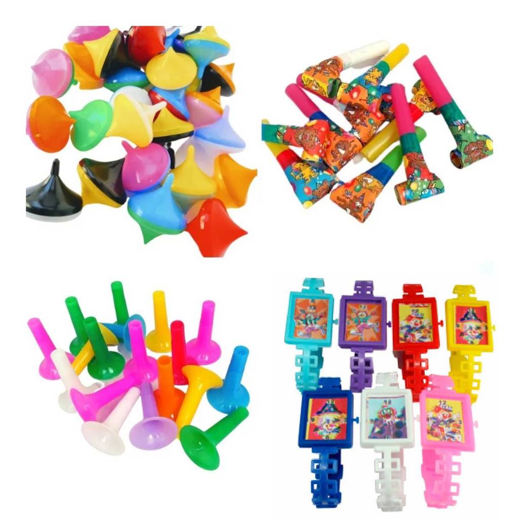 200 Mini Brinquedos Infantis Coloridos Brindes Lembrancinhas Aniversário Sacolinha Surpresa Criança
