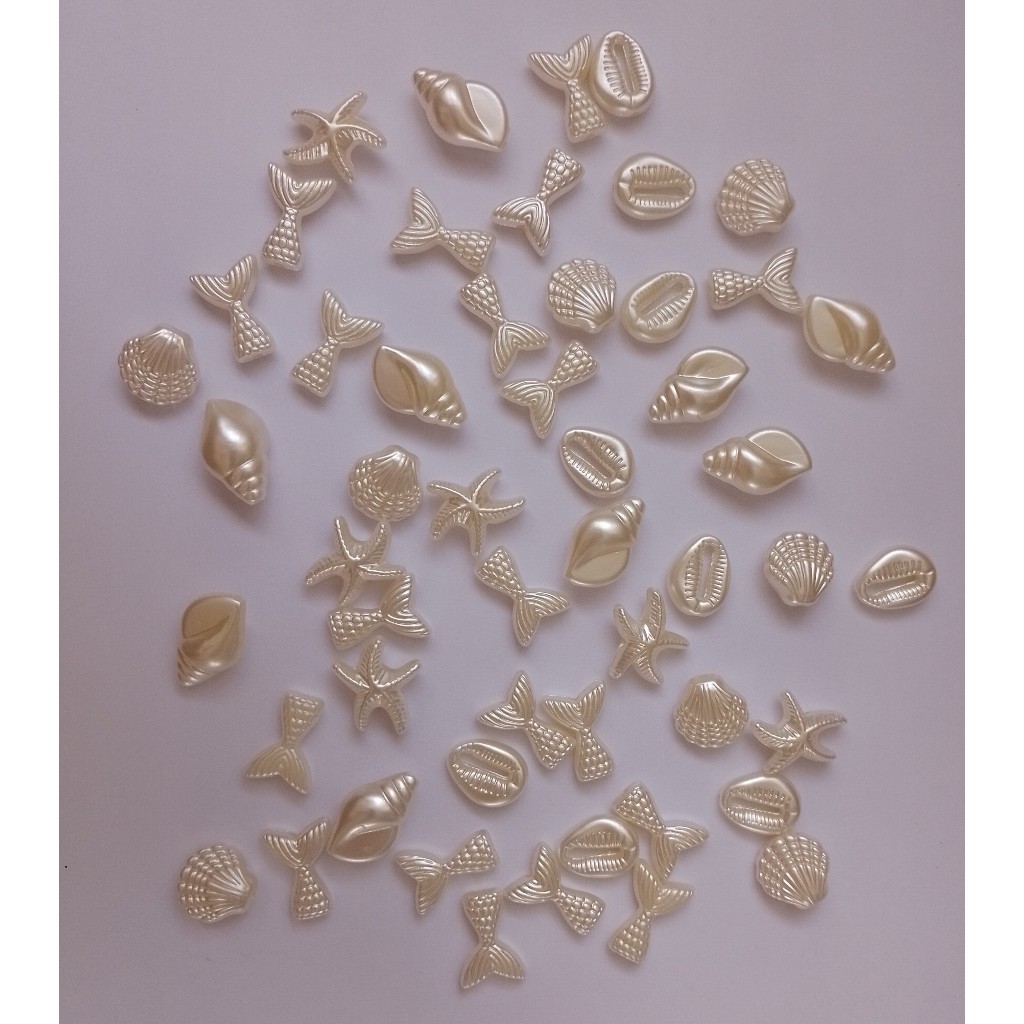 Entremeio Fundo do Mar Perolado 15/30/50 Peças em Oferta na Shopee