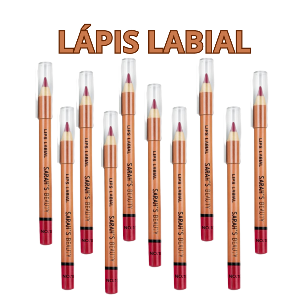 Lápis Labial Sarah’s Beauty – Alta Pigmentação | Contorno Preciso | Longa Duração em Oferta na Shopee