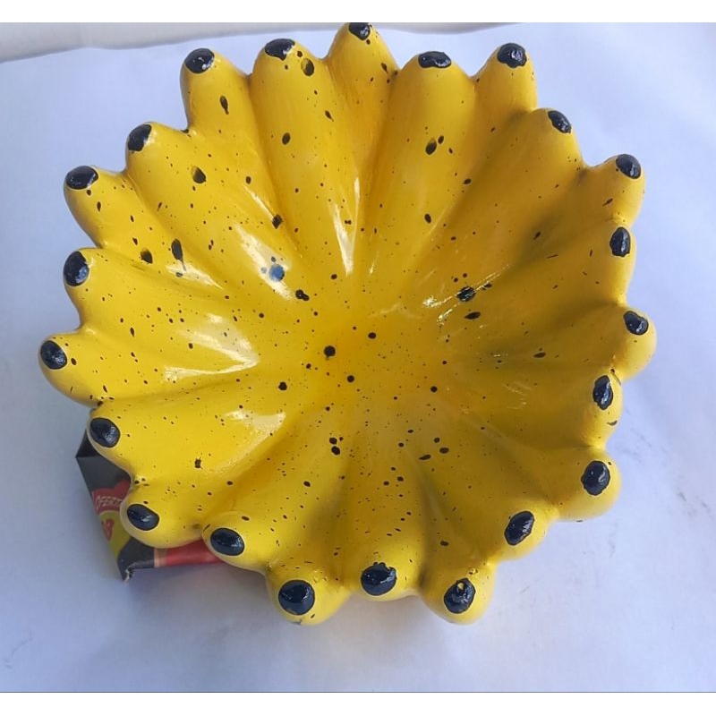 Fruteira de Banana Pequena Petisqueira Cerâmica Artesanal — imagem 2 de 2
