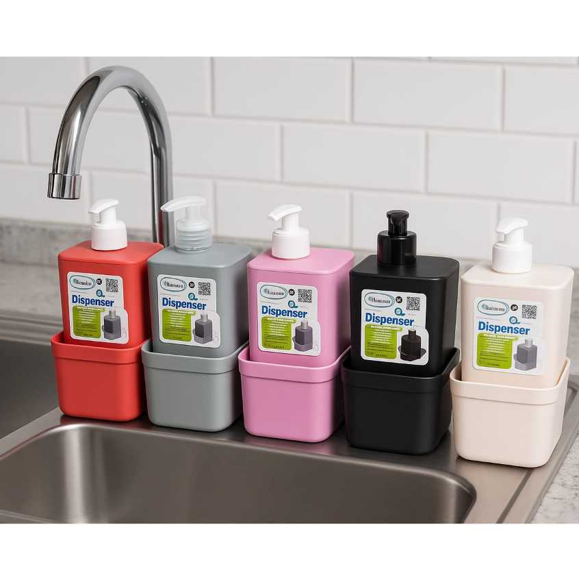 Porta Detergente com Dispenser Moderno | Organizador de Pia | Praticidade no Dia a Dia - 550 ML em Oferta na Shopee