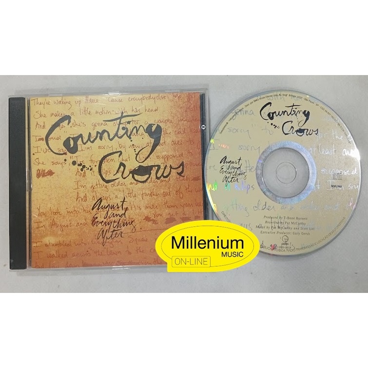 CD Counting Crows  August And Everything After 1993 Original Gravadora Colecionador Ótimo Estado