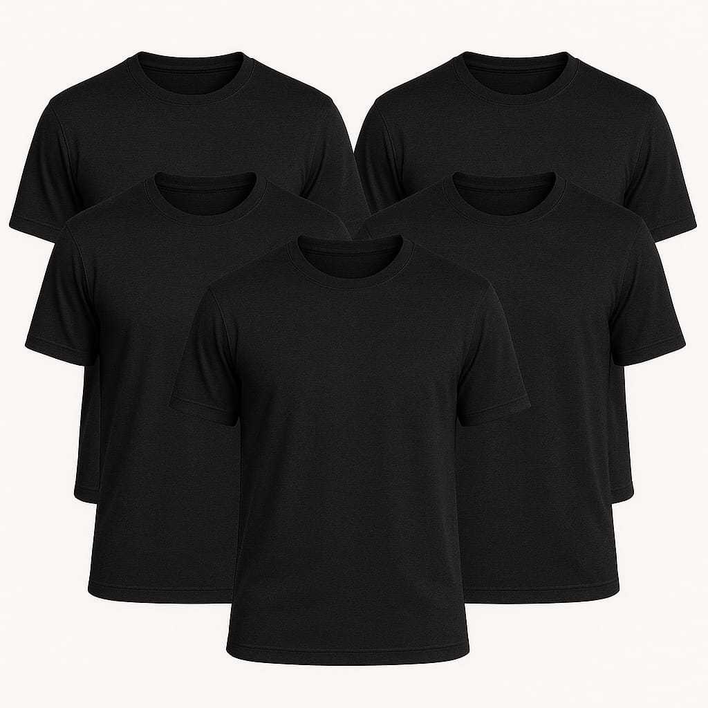 KIT 5 Unidades Camiseta Masculina Drifit Malha Fria Básica Tamanhos M G GG XXG