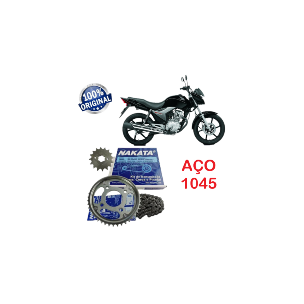 Kit Transmissão Relação Nakata Titan Fan 150 2004 A 2015 em Oferta na Shopee