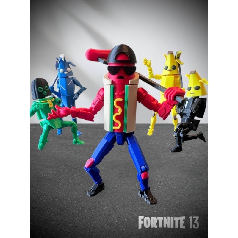 banana embananado Fortnite, cão banana, salsichado pepi-pino decoração dummy