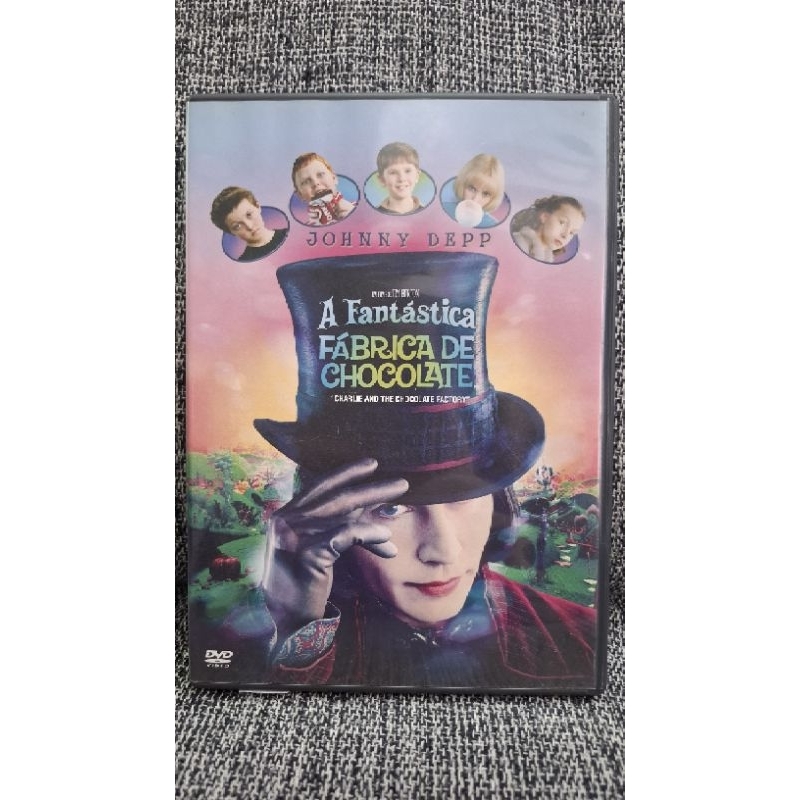 Filme  A FANTASTICA FABRICA DE CHOCOLATE- JOHNNY DEPP - USADO