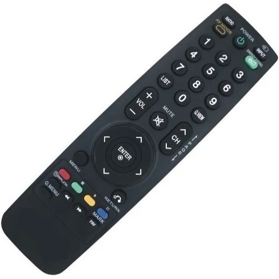 CONTROLE P/ TV LCD 26LK311C 32LK311C 32LG50D 42LB7DF 47LB7DF 27LG50D 42LG50D 47LG50D 52LG50FD 42LG70YD 47LG70Y + PILHAS