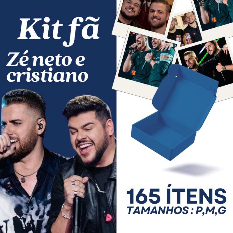 KIT FÃ ZÉ NETO E CRISTIANO