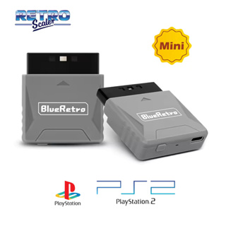 Adaptador para controle sem fio para PS1 / PS2 BlueRetro em Oferta na Shopee