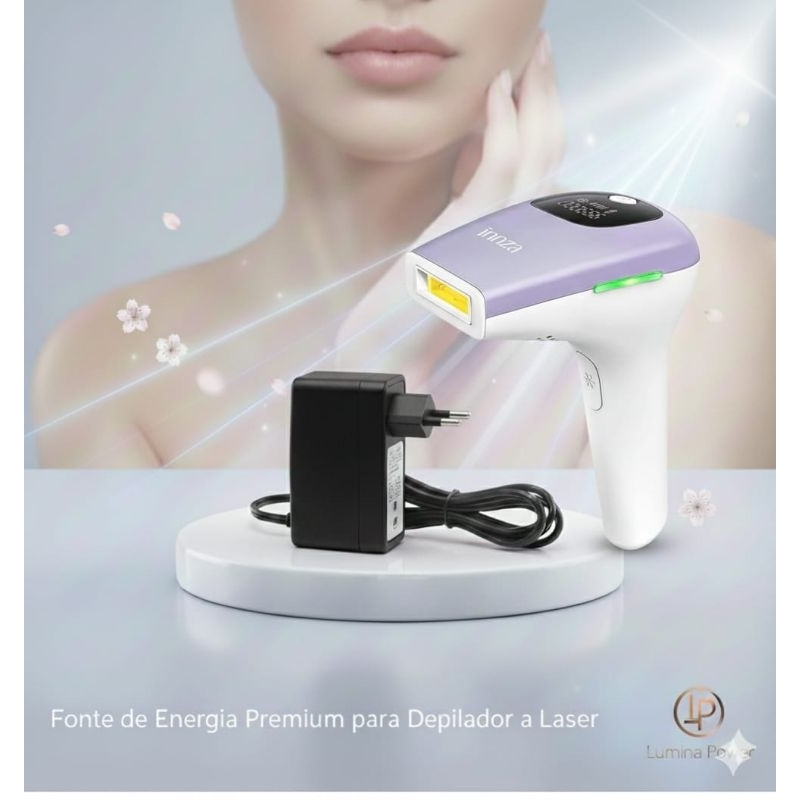 Fonte de Alimentação para Depilador a Laser T009 / Fio Longo