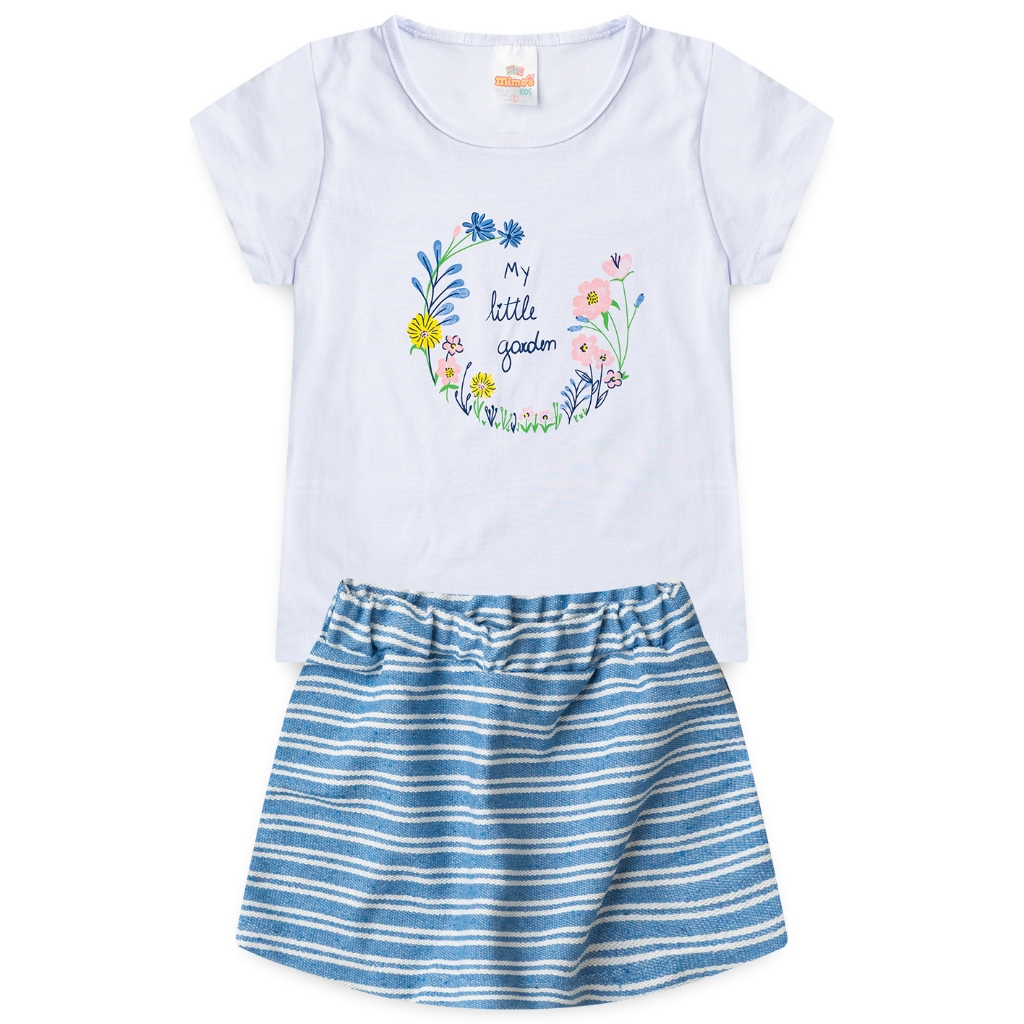 Conjunto Feminino Infantil Awe Some Girl Tam 2 ao 14 anos