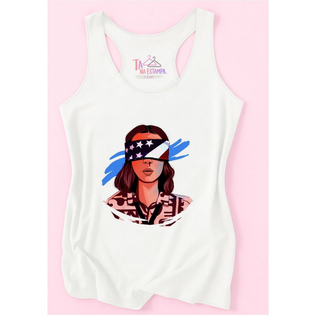 REGATA Blusa t-shirt  ACADEMIA,REGATÃO, stranger things 2, serie, filme,  MODA FITNES, plus size,MODA ADULTO