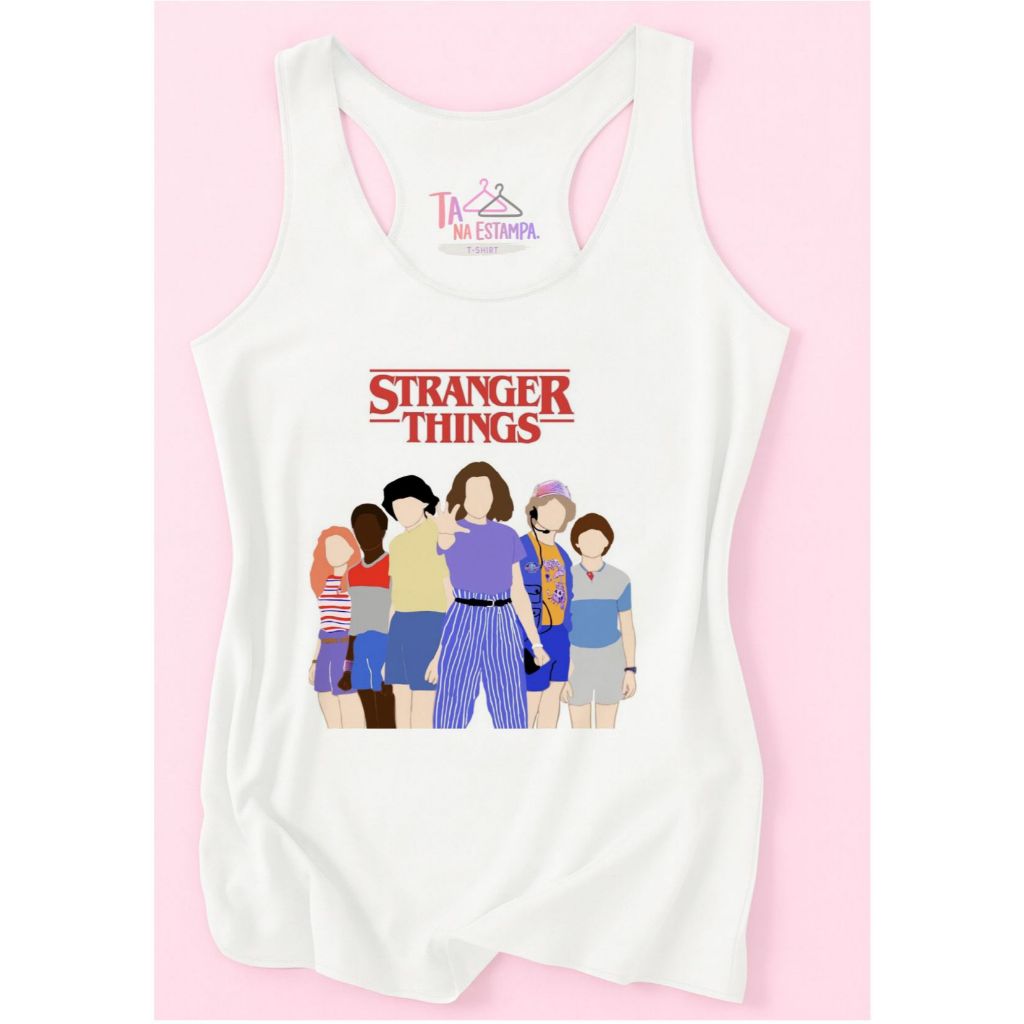 REGATA Blusa t-shirt  ACADEMIA,REGATÃO, stranger things, serie, filme,  MODA FITNES, plus size,MODA ADULTO