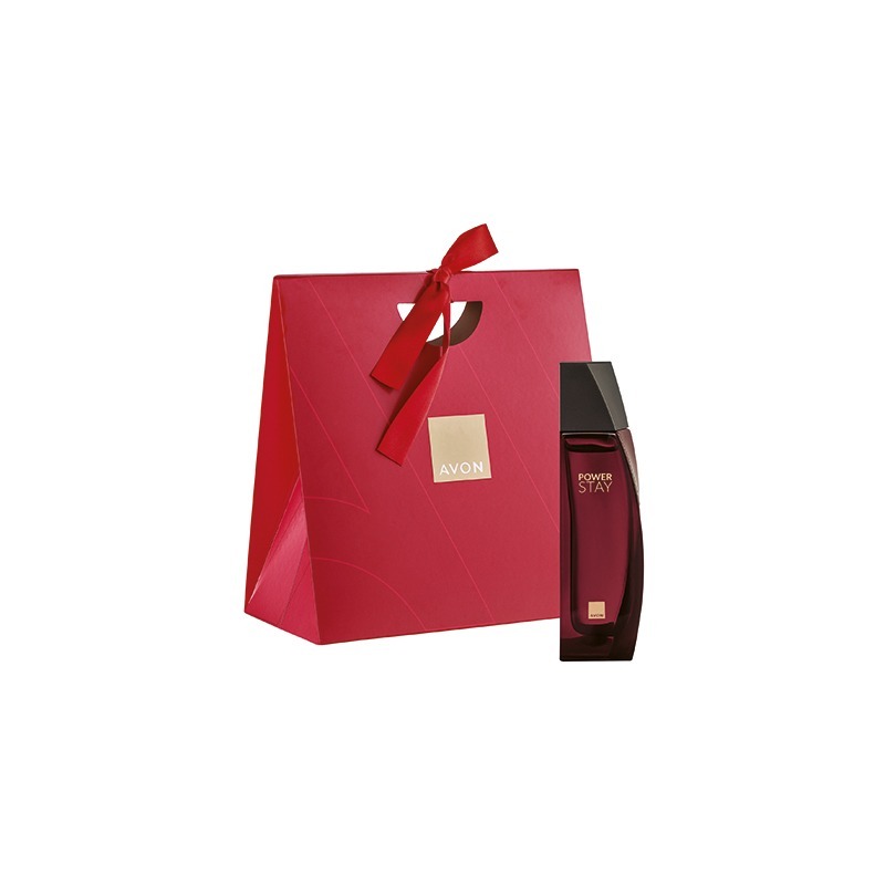 Presente Power Stay Deo Parfum Avon + Sacola Especial Natal | 22h Fixação